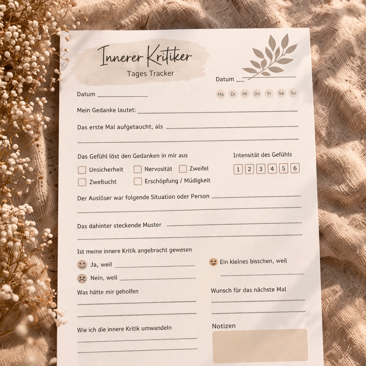 Tracker "Innerer Kritker"-PDF