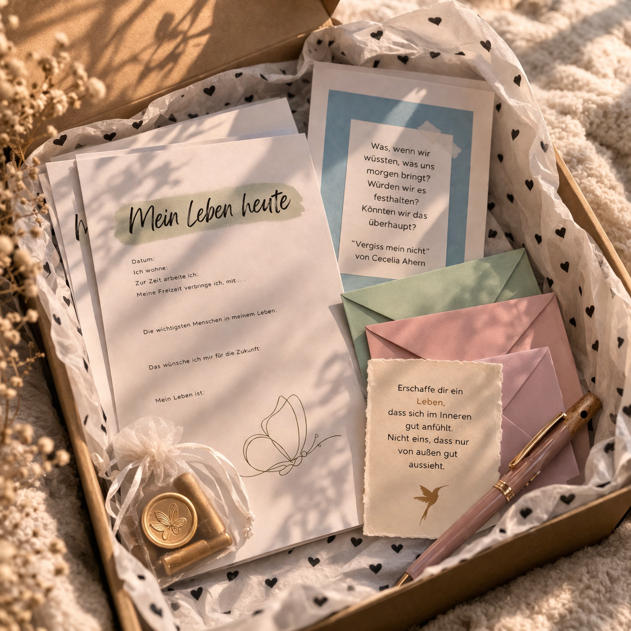 "Zeitkapsel"-Geschenkbox