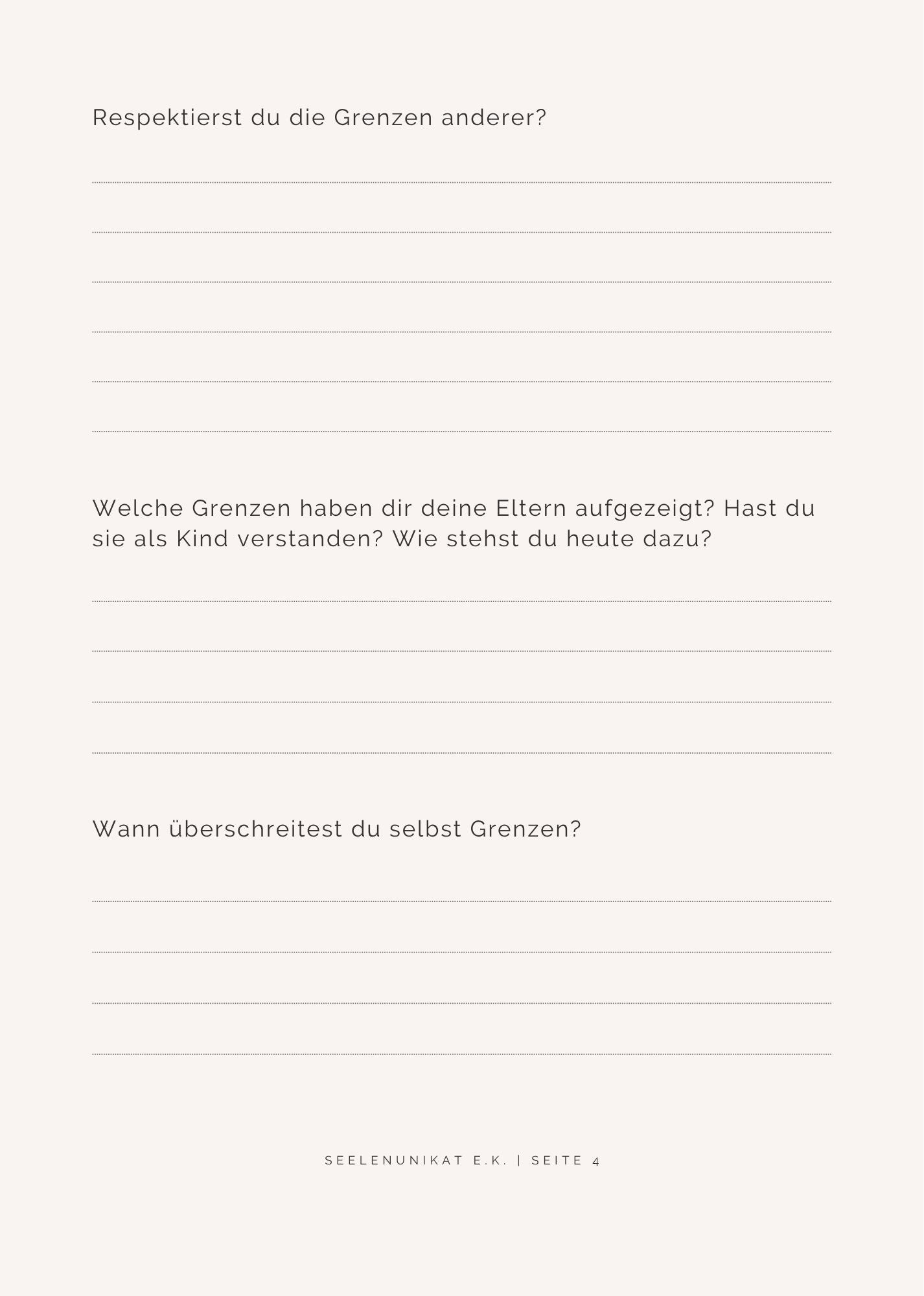 Arbeitsblatt "Meine Grenze/Deine Grenze"-PDF