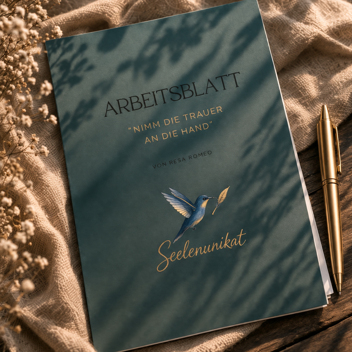 Arbeitsblatt "Nimm die Trauer an die Hand"-PDF