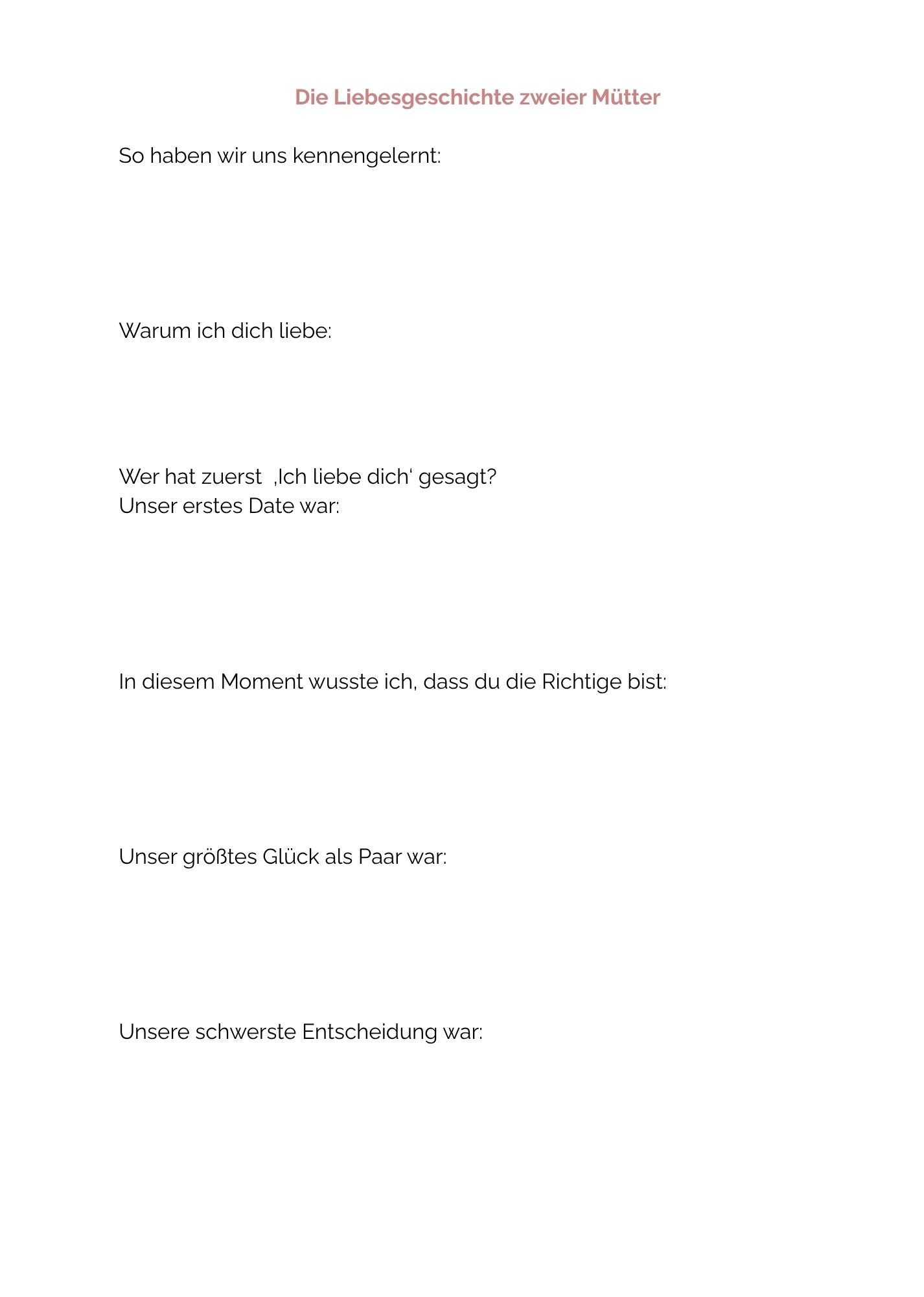 Mama2: Wenn aus zwei Herzen eine Familie werden