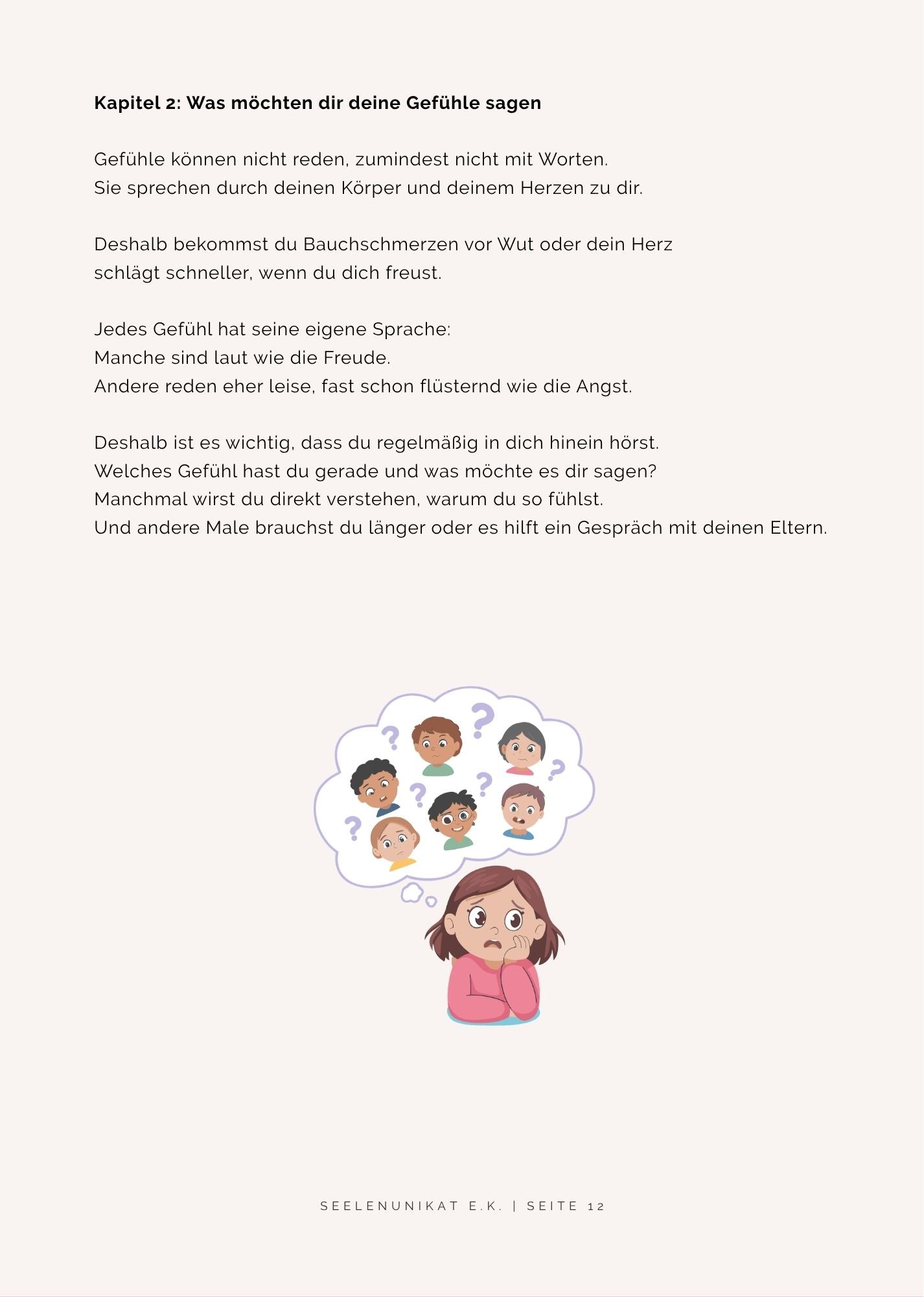 Workbook "Gefühlskiste"-Kinder lernen ihre Gefühle besser kennen