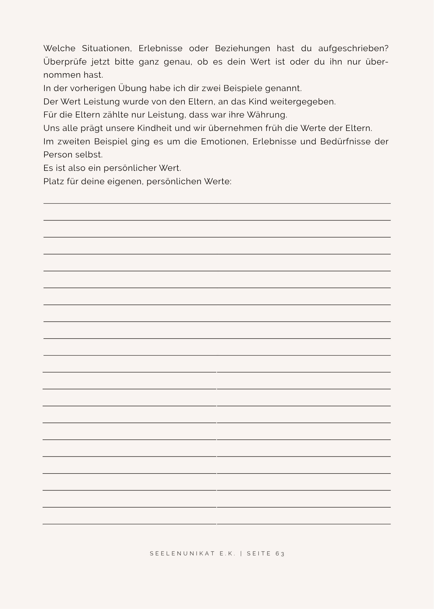 Workbook "Jetzt bin dran"-Selbstfindung