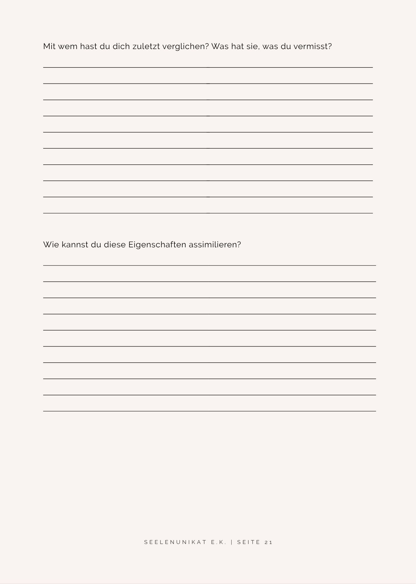 Workbook "Selbstliebe"
